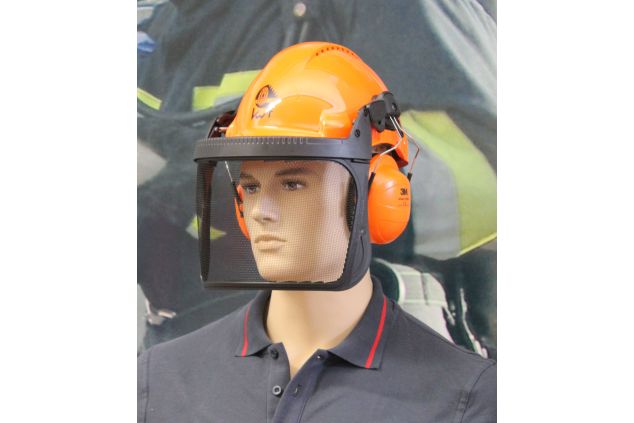 Motorsägen Schutzhelm