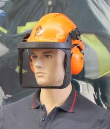 Motorsägen Schutzhelm