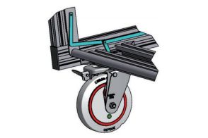 Rollcontainer Option Totmann-Bremse 3