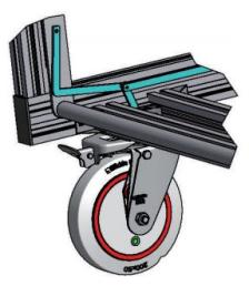 Rollcontainer Option Totmann-Bremse 3