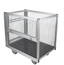 Rollcontainer Gitterbox Stahl