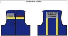 Kennzeichnungsweste Beobachter Presse