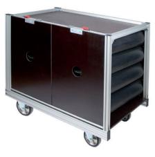 Rollcontainer Atemluftflaschen 2 (geschlossen)