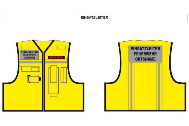 Kennzeichnungsweste Einsatzleiter