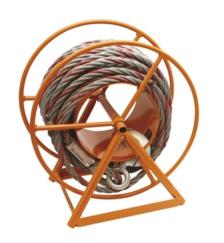 Trommelhaspel mit Bock