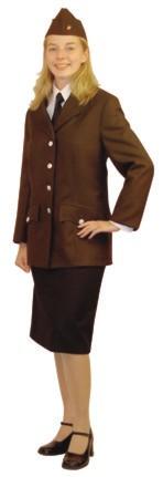 Uniformbluse braun Damen ÖBFV