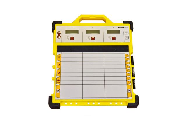 Atemschutzüberwachungstafel