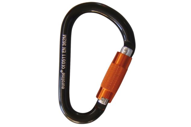 Karabiner Alu mit Twistlocksicherung