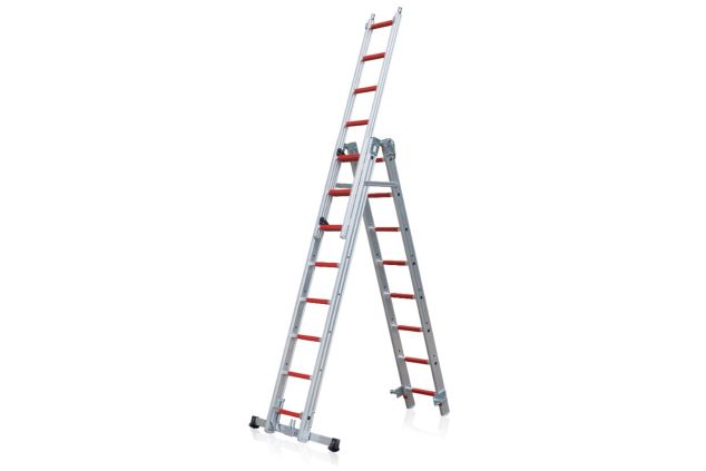Multifunktionsleiter Just DIN 3tlg 4,55m