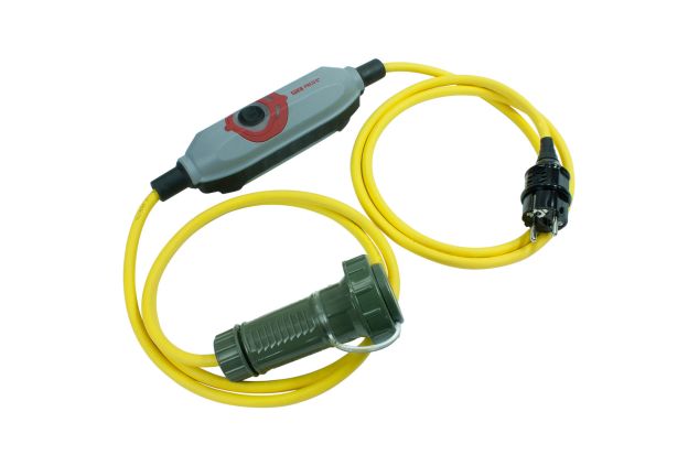 Personenschutz Zwischenstecker PRCD-S+ DIN SPEC 14660