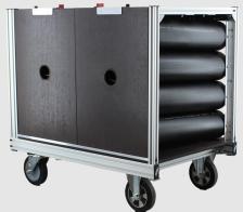 Rollcontainer Atemluftflaschen 2 (geschlossen)