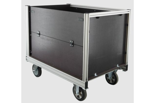 Rollcontainer Gitterbox Fahrzeugplatte