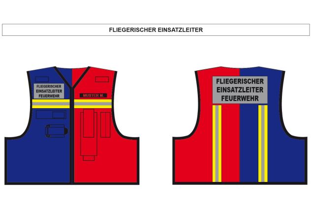 Kennzeichnungsweste Fliegerischer Einsatz
