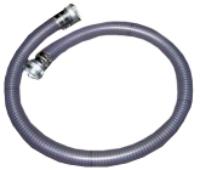 Saugschlauch transparent mit Kupplung 3m